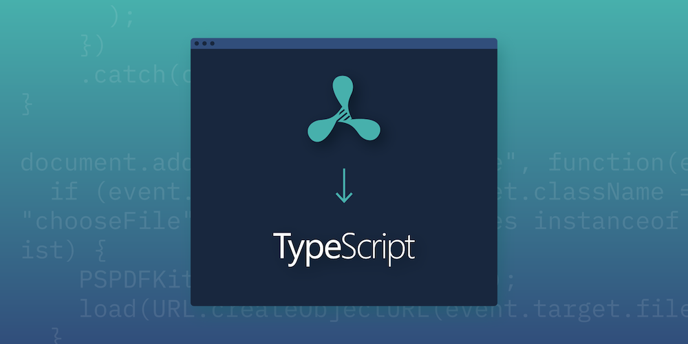 Illustration: Open and Annotate PDFs in a TypeScript App