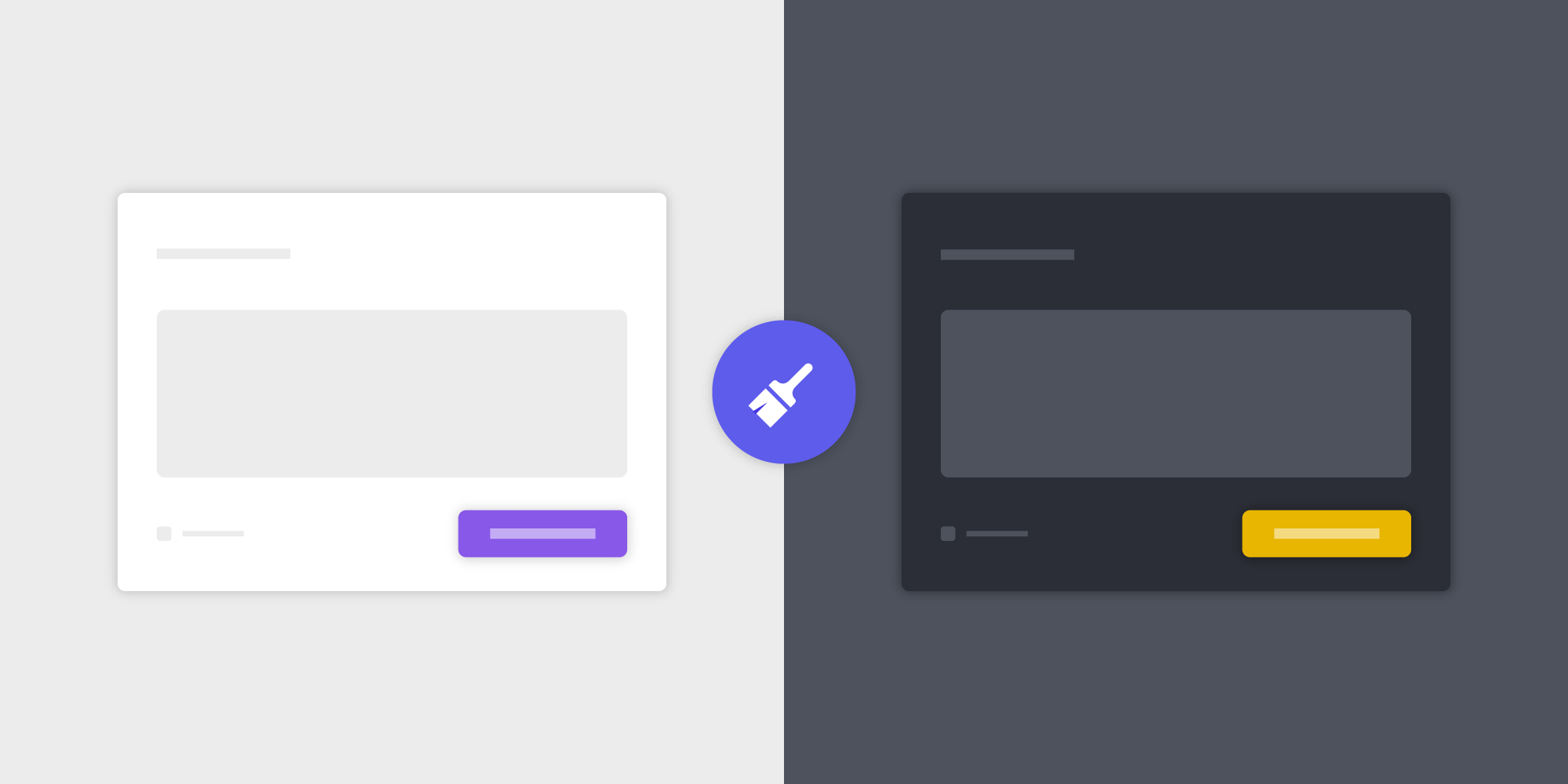 Illustration: UI Theming with CSS Variable Mapping