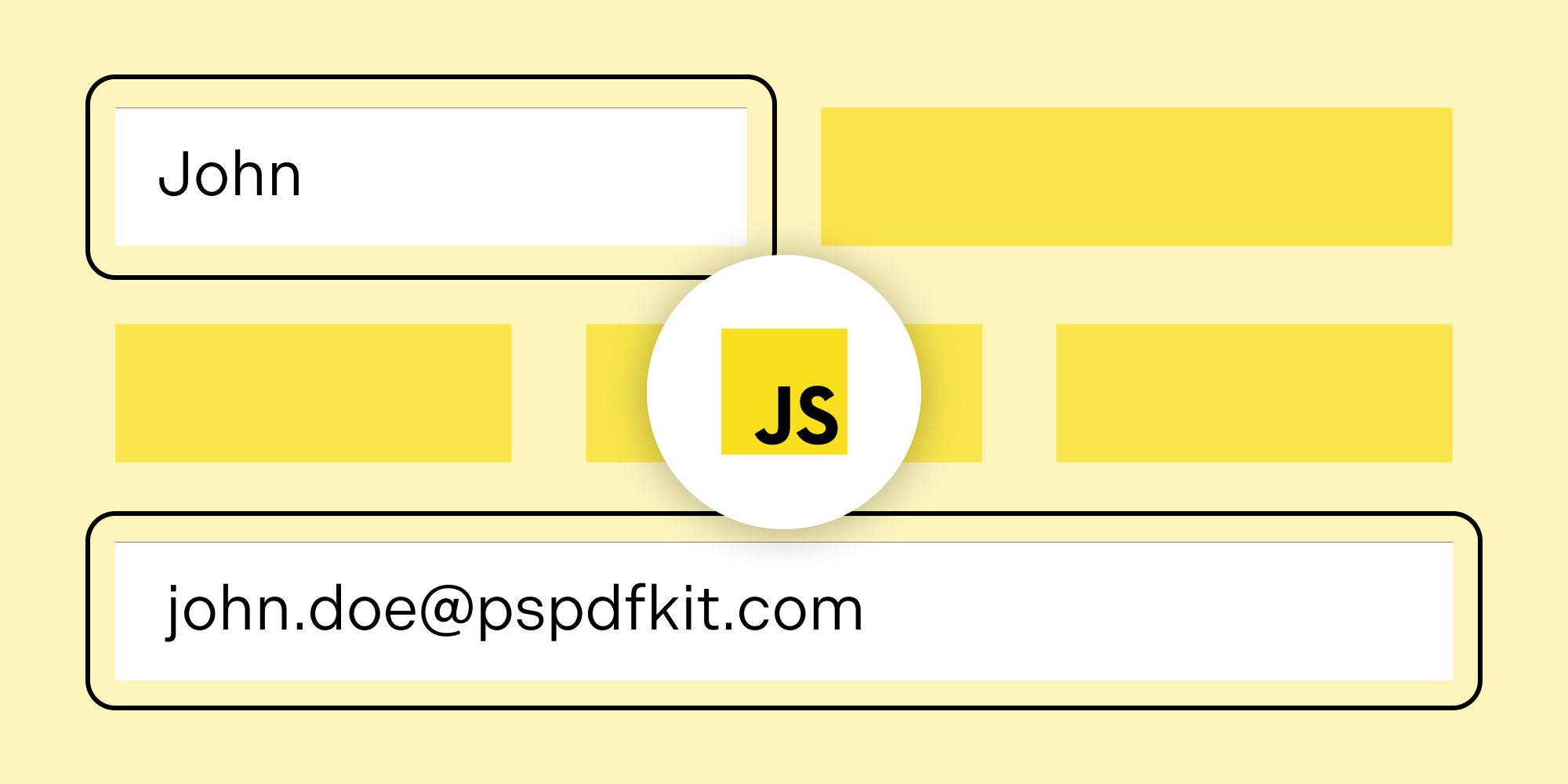 Illustration: Creating and Filling PDF Forms Programmatically in JavaScript