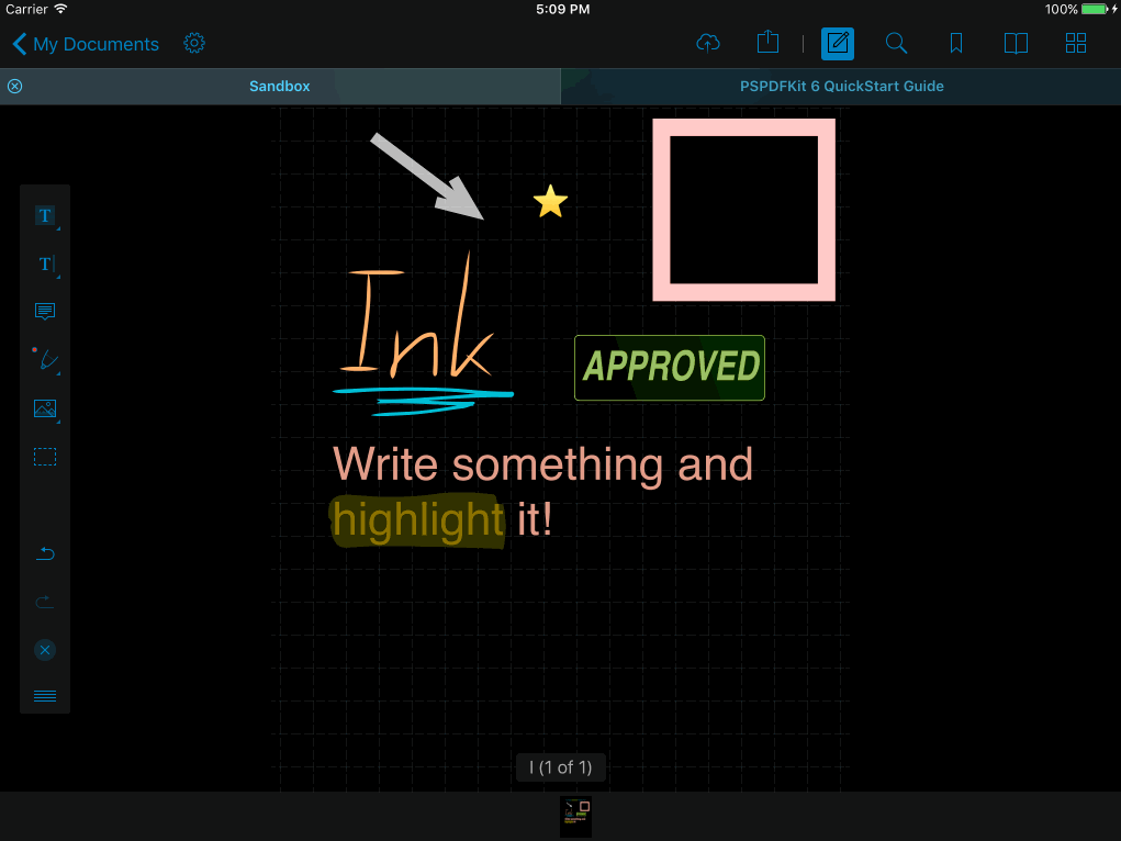 Night Mode Annotations
