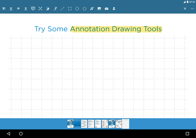 Shape annotation drawing