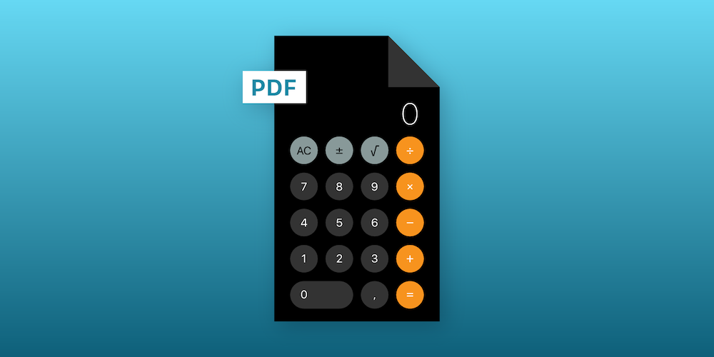 Illustration: How to Program a Calculator in a PDF