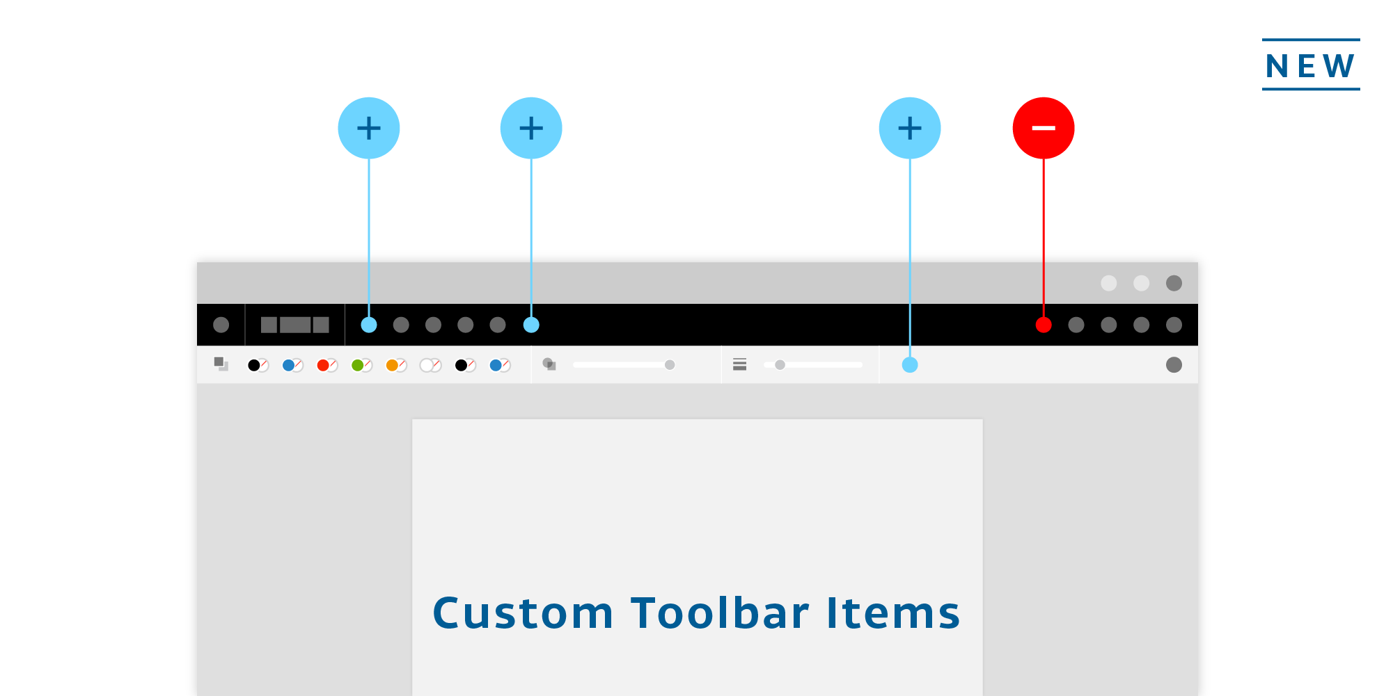 Customizable Toolbar