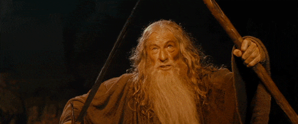 Gandalf you shall not pass gif