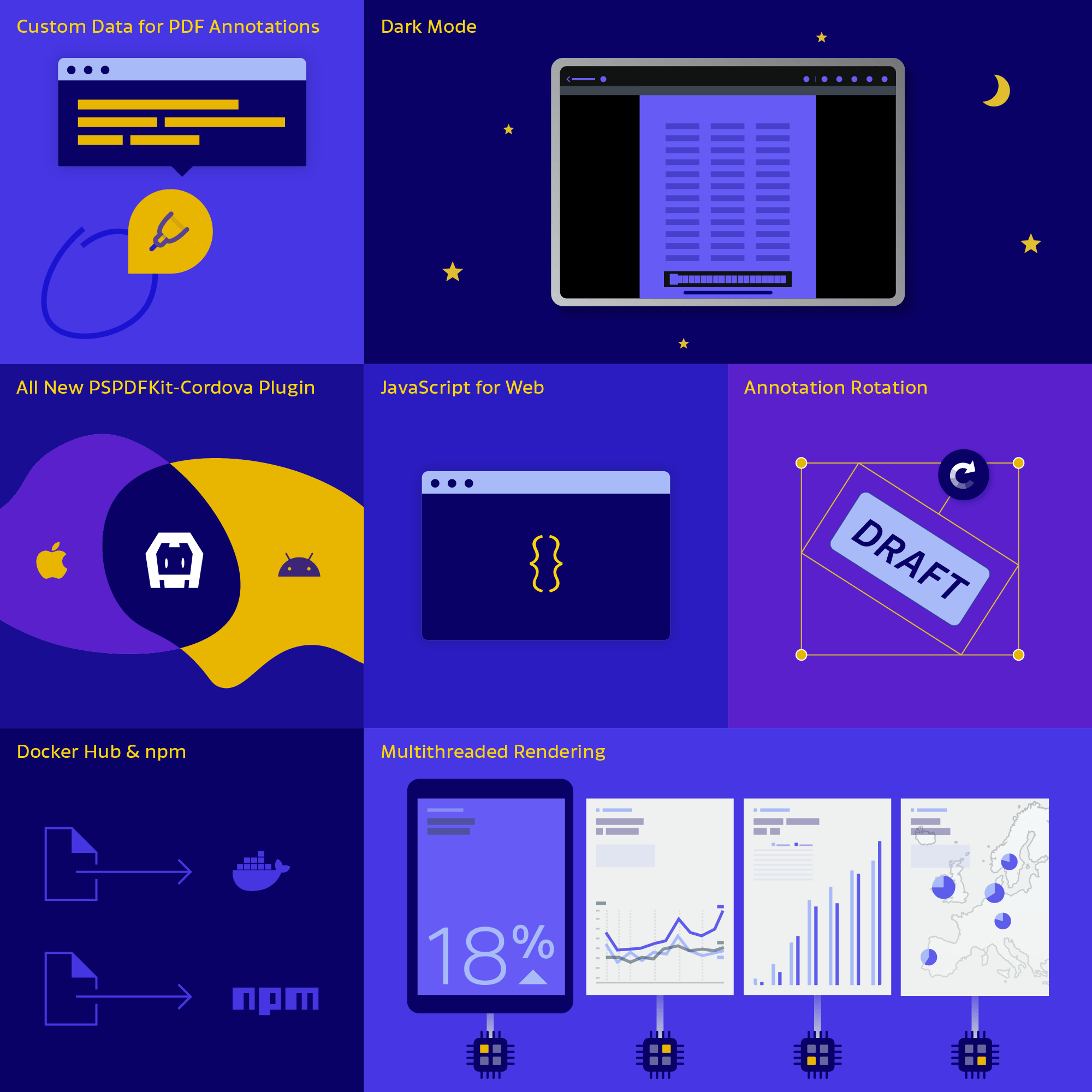 2019 new features collage