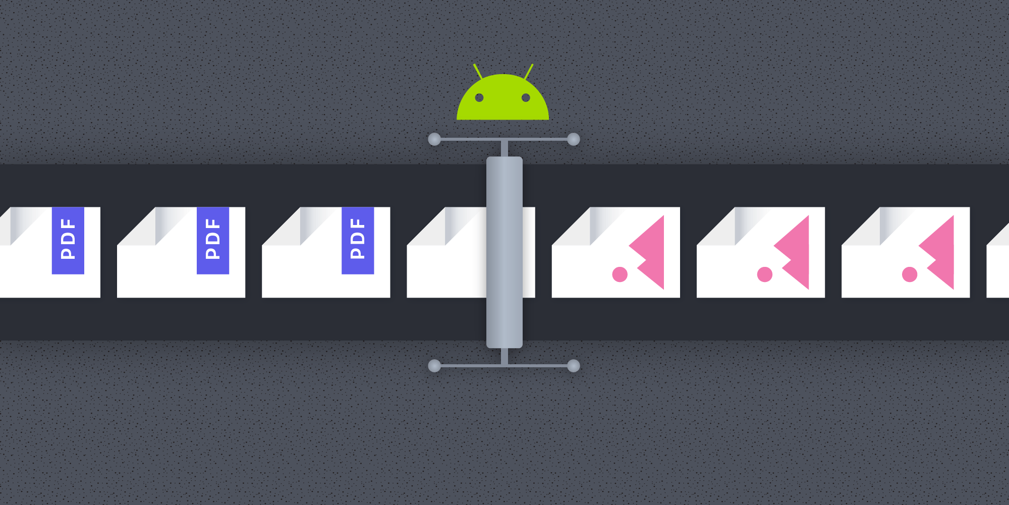 Illustration: Convert a PDF to an Image on Android