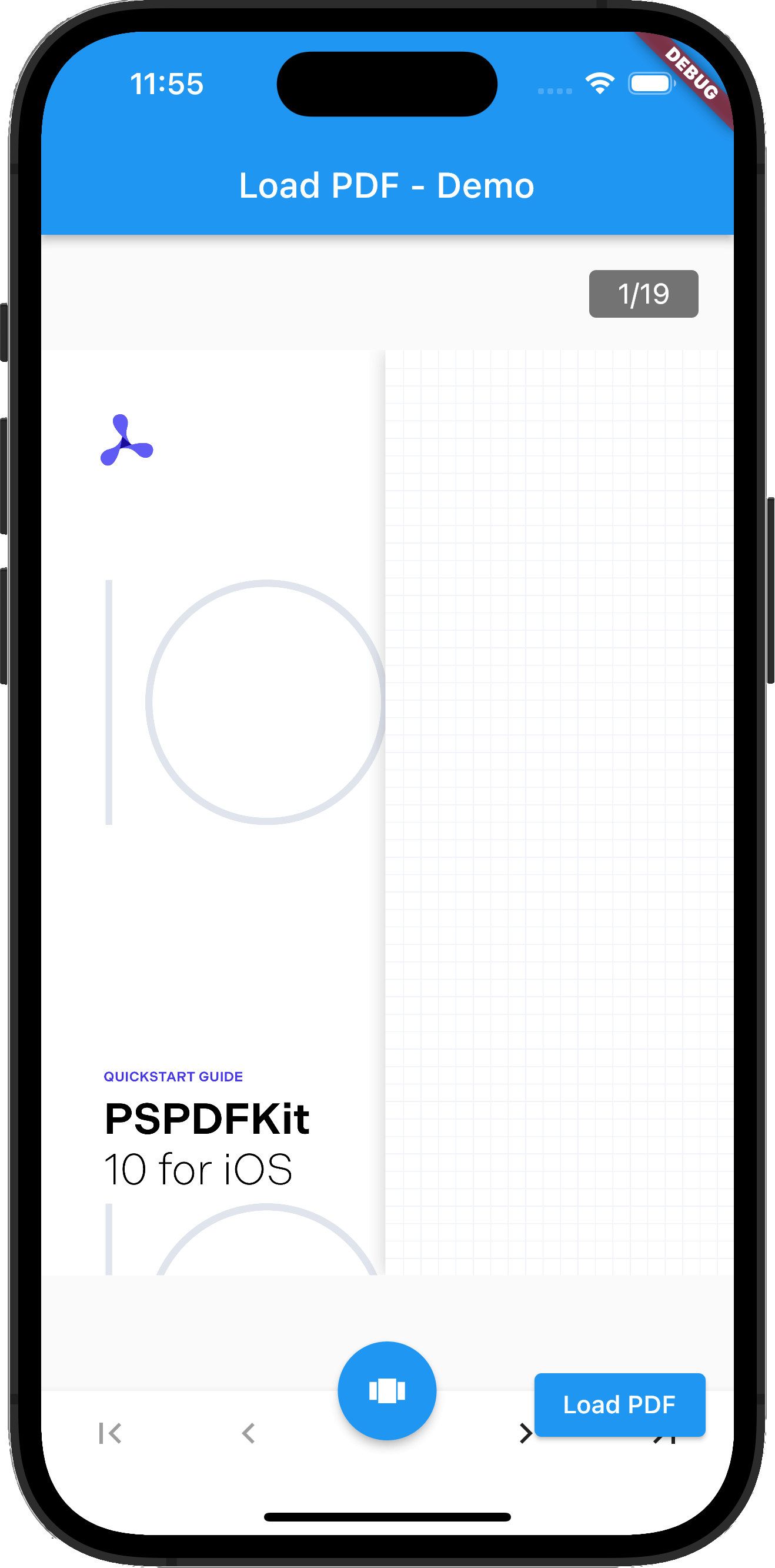 A simple Flutter-based PDF view on iOS