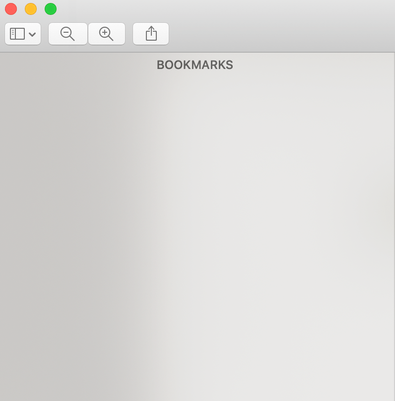 Preview.app trying to display Acrobat’s bookmarks.