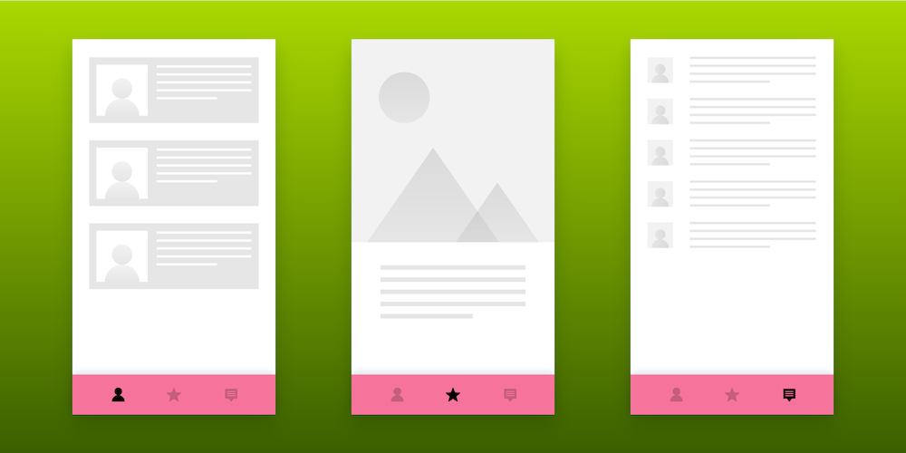 Illustration: Using the Bottom Navigation View in Android