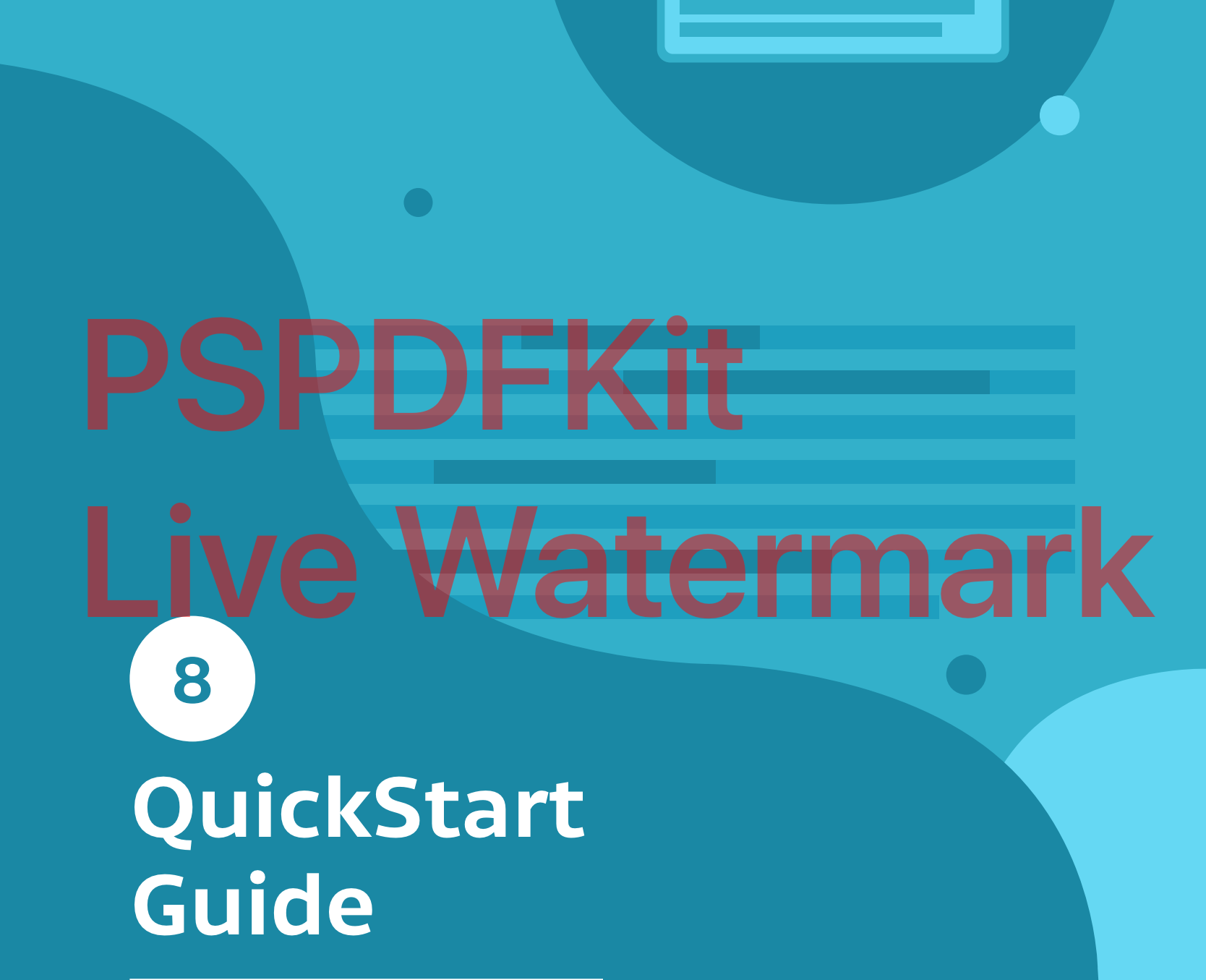 Watermark using PSPDFKit