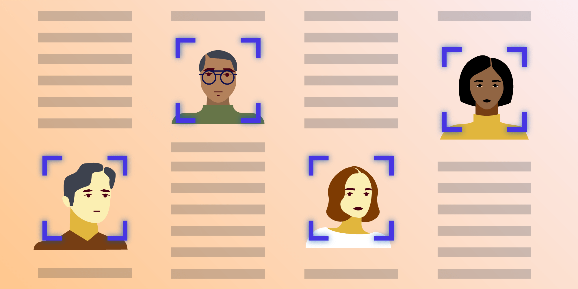 Illustration: Automatically Redact Faces with PSPDFKit for iOS