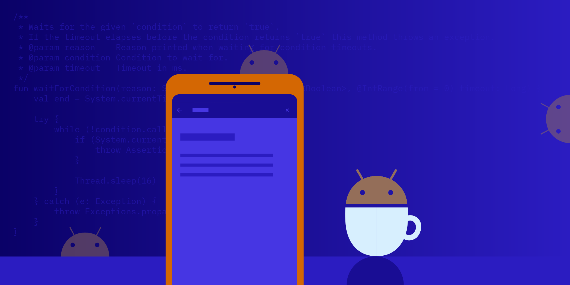 Illustration: How to Reduce Flakiness in Automated UI Testing on Android