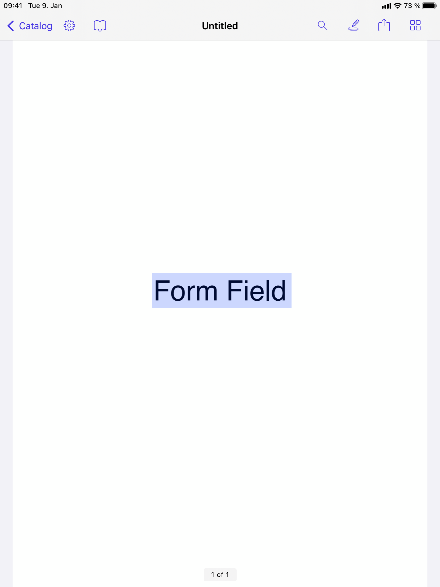 PSPDFKit form field annotation example
