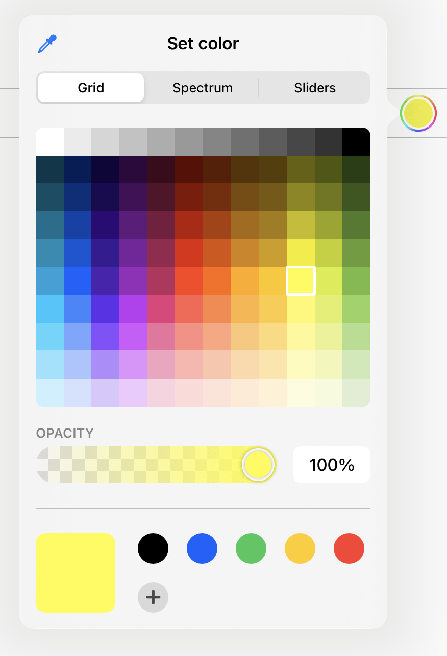 Color Picker on SwiftUI iPad