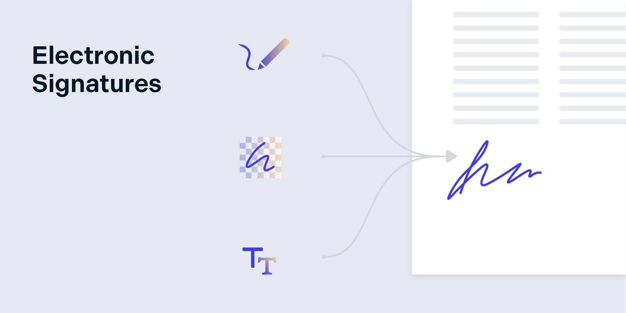 Illustration: Electronically Sign Documents with PSPDFKit