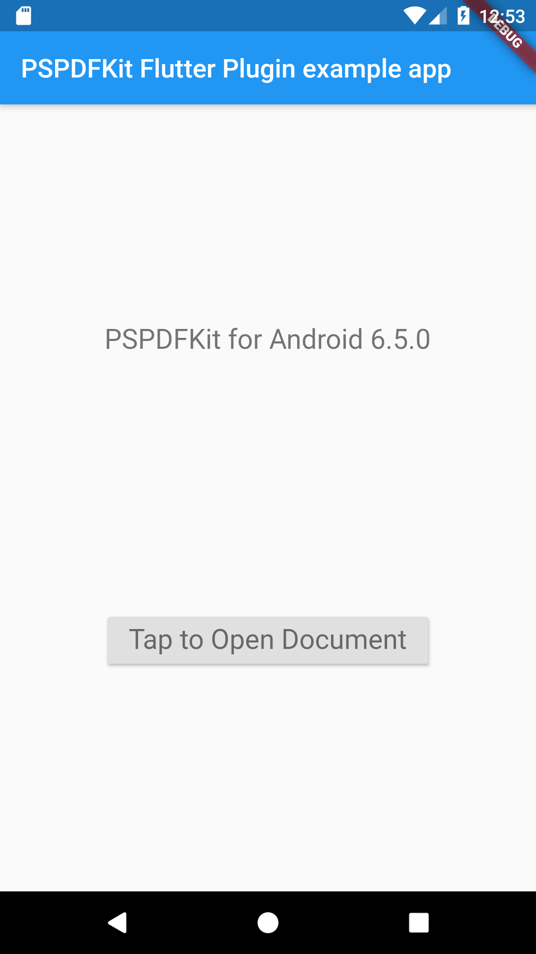 The PSPDFKit Flutter sample app.
