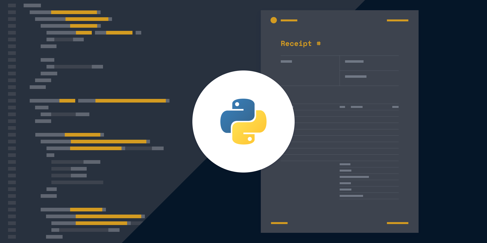Illustration: How to Generate PDF Receipts from HTML in Python