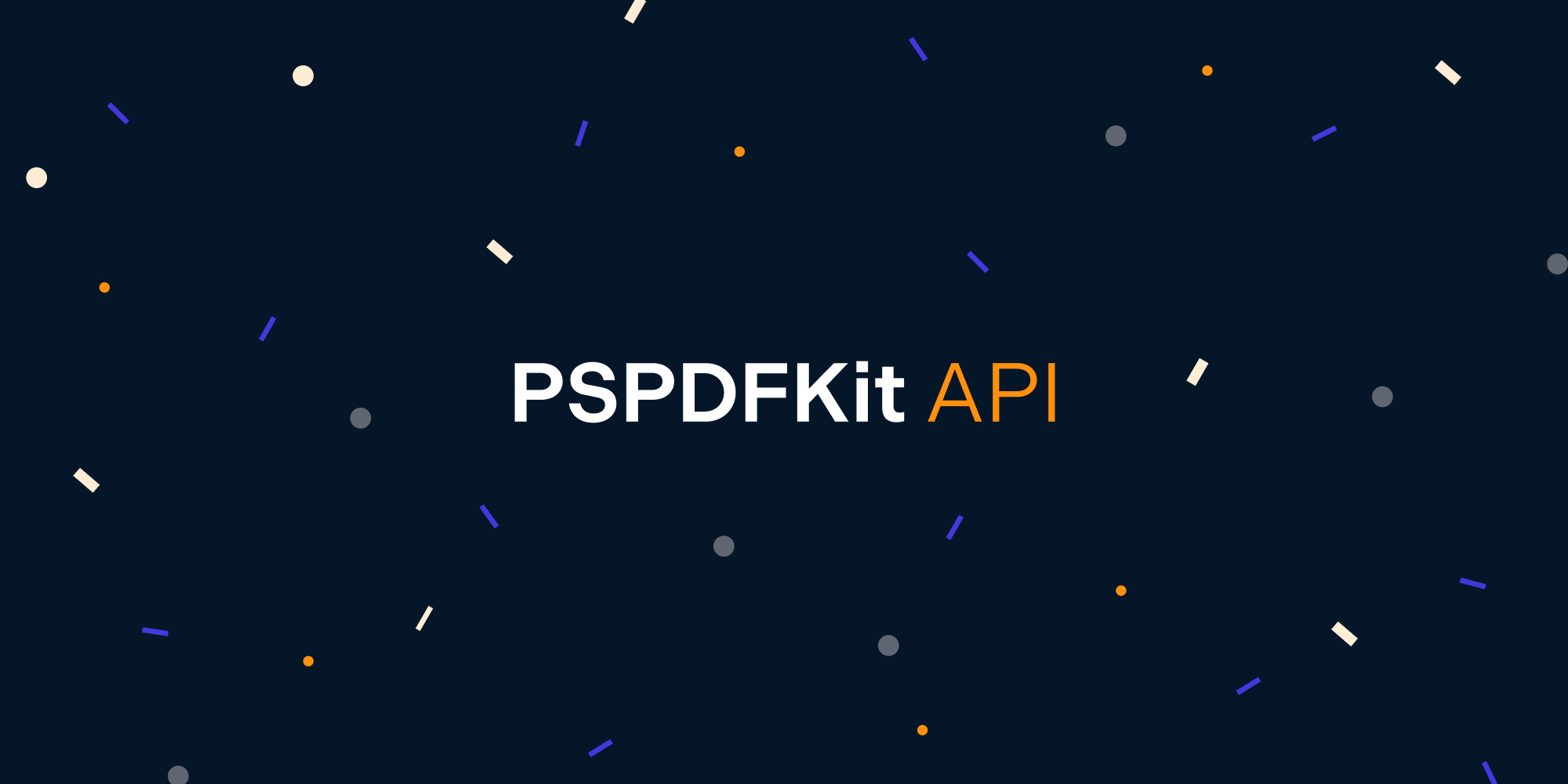 Illustration: Announcing PSPDFKit API