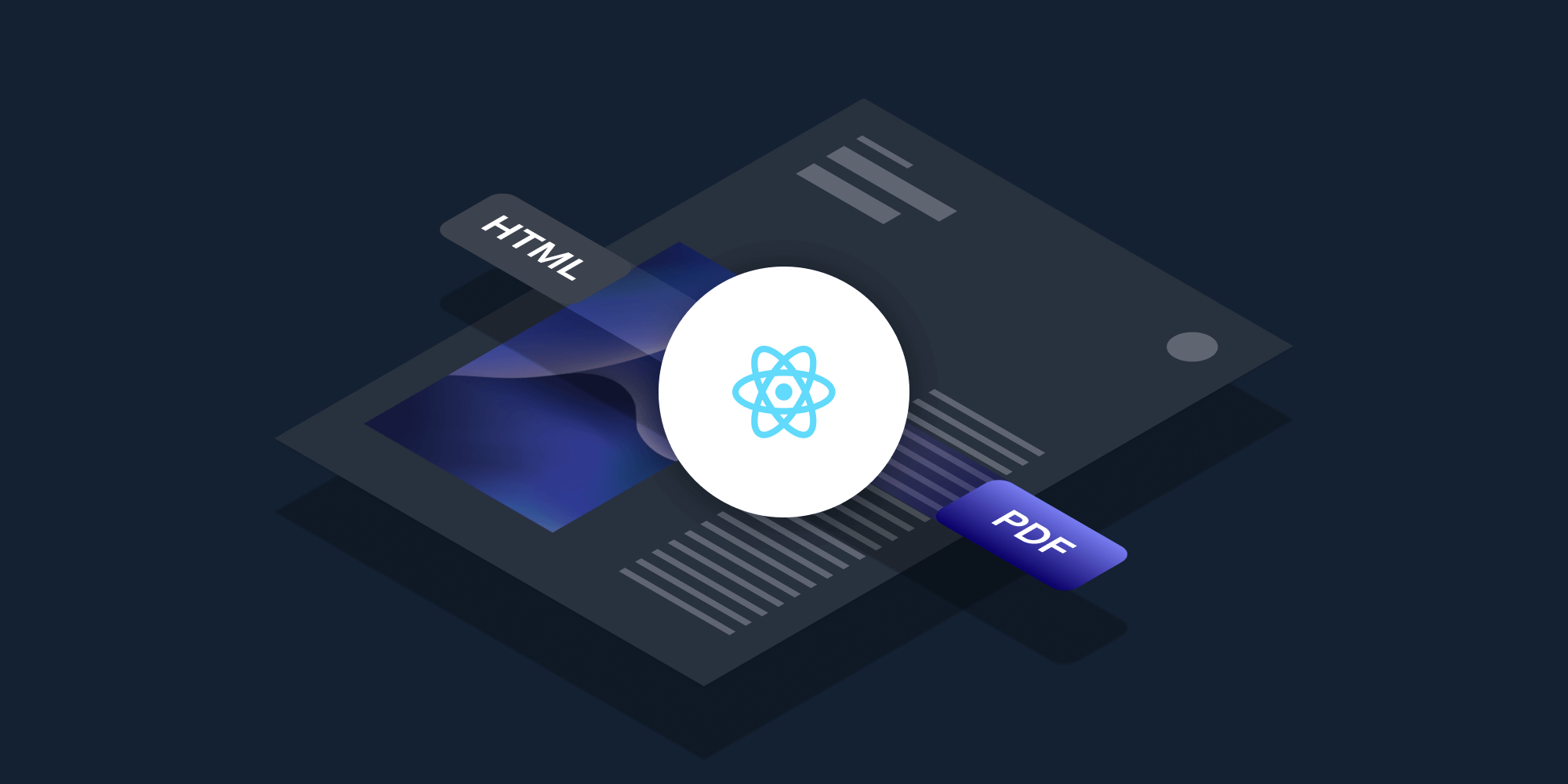 Illustration: How to Convert HTML to PDF Using React