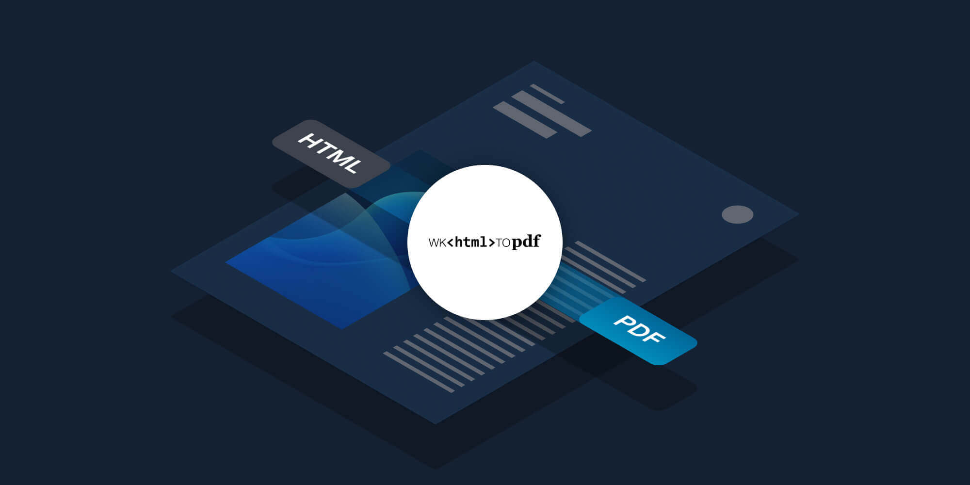 Illustration: How to Convert HTML to PDF Using wkhtmltopdf