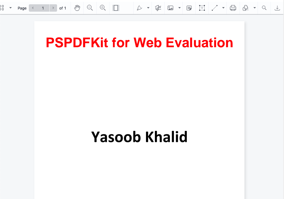 PSPDFKit initial PDF load