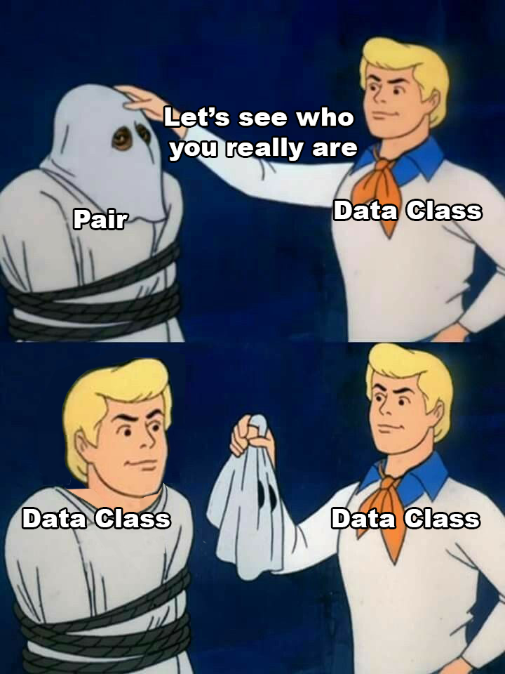 Pair is just a data class