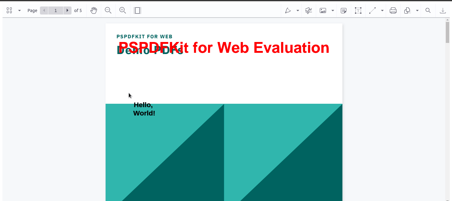 Adding text annotations to a PDF