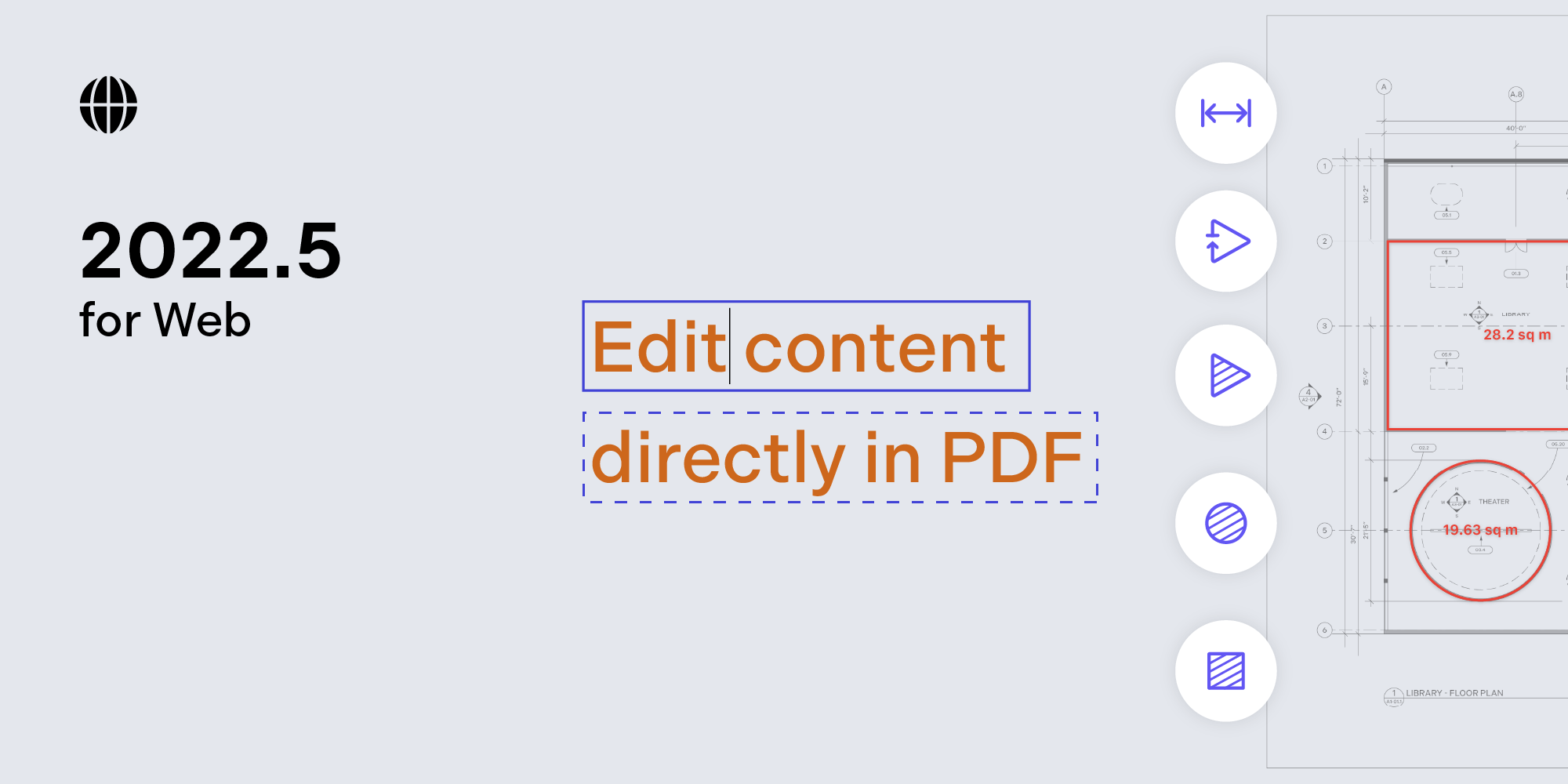 Illustration: PSPDFKit for Web 2022.5 Adds Content Editor and Measurement Tools