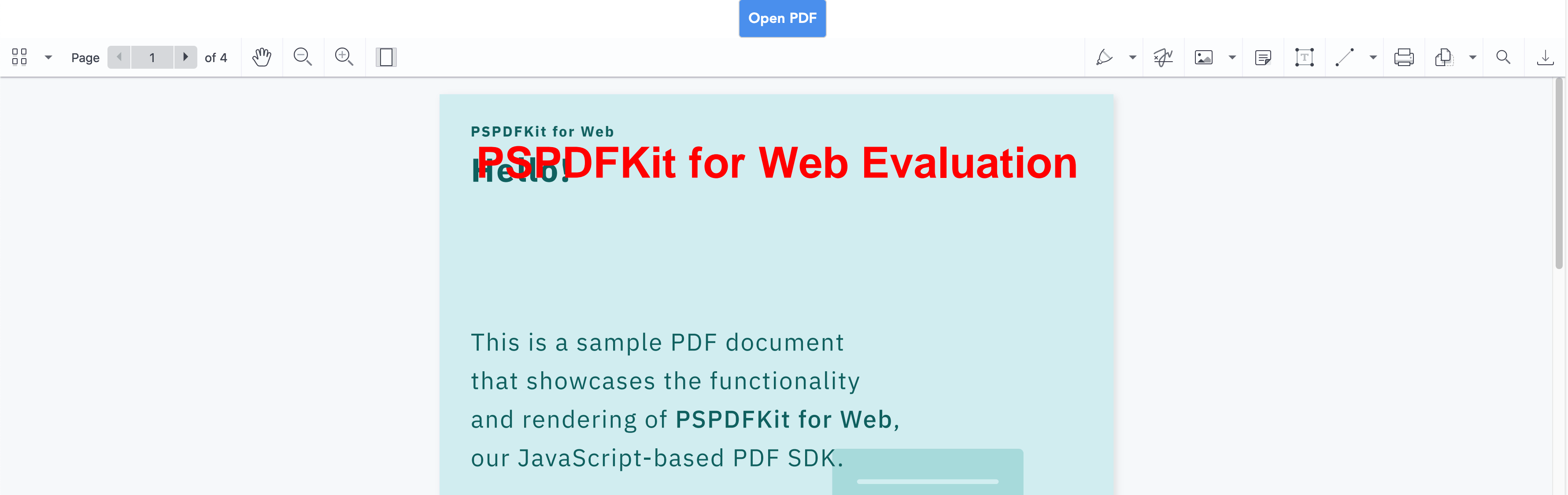 PDF with a page removed