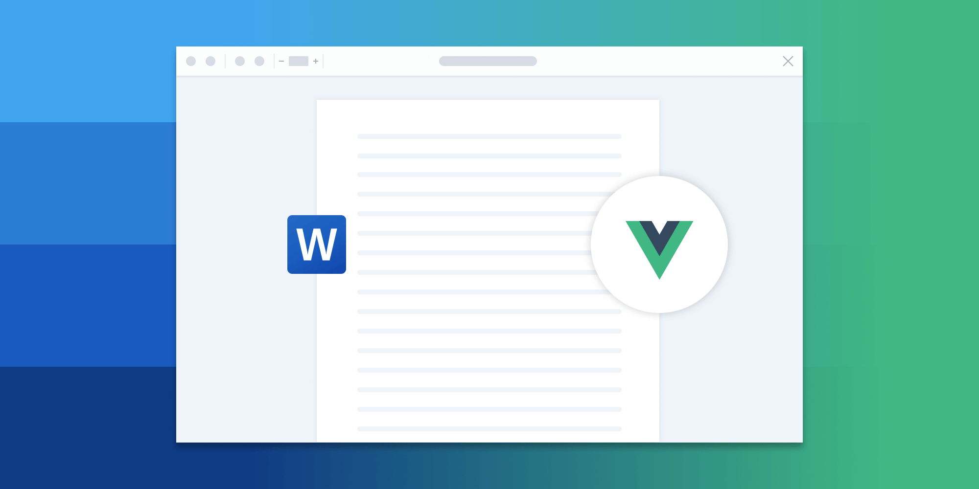 Illustration: How to Build a Vue.js Word (DOC and DOCX) Viewer Using PSPDFKit