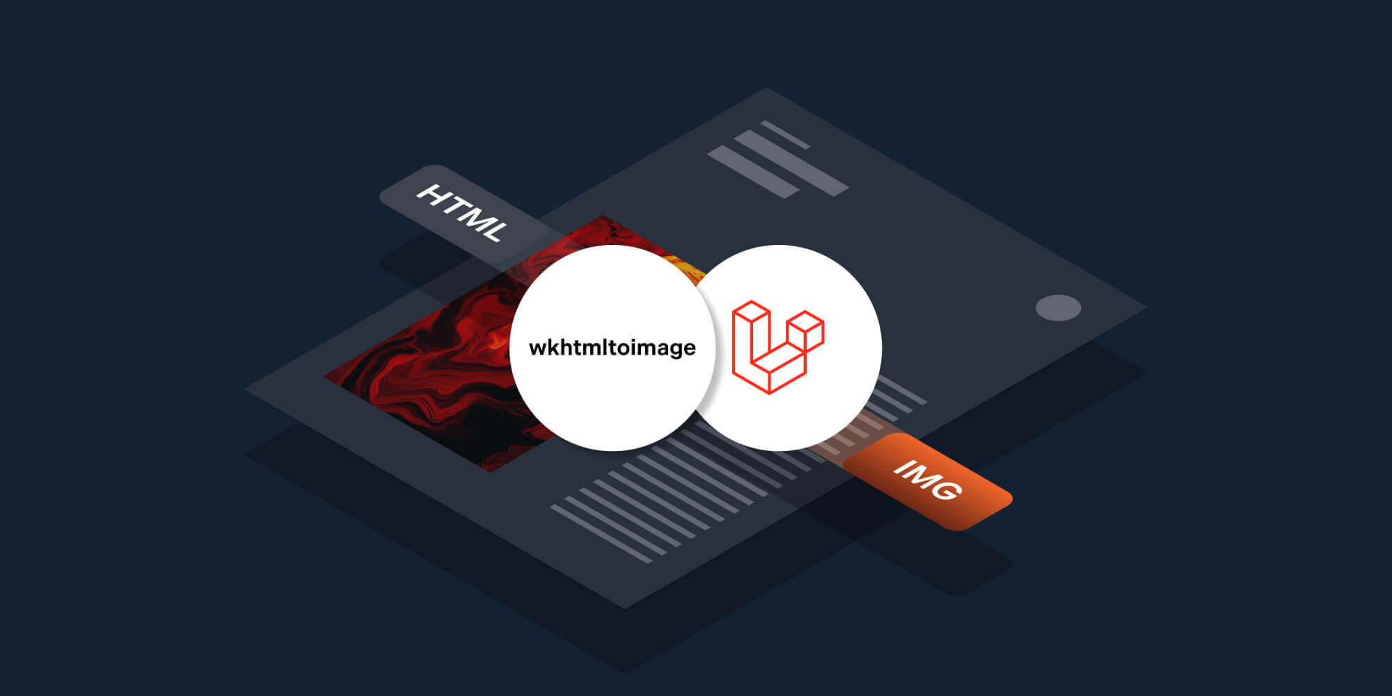 Illustration: How to Convert HTML to an Image Using wkhtmltoimage and Laravel