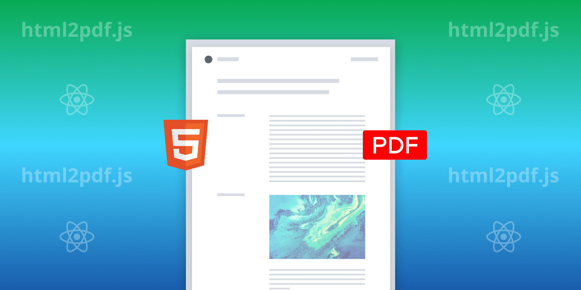 Illustration: How to Convert HTML to PDF in React Using html2pdf