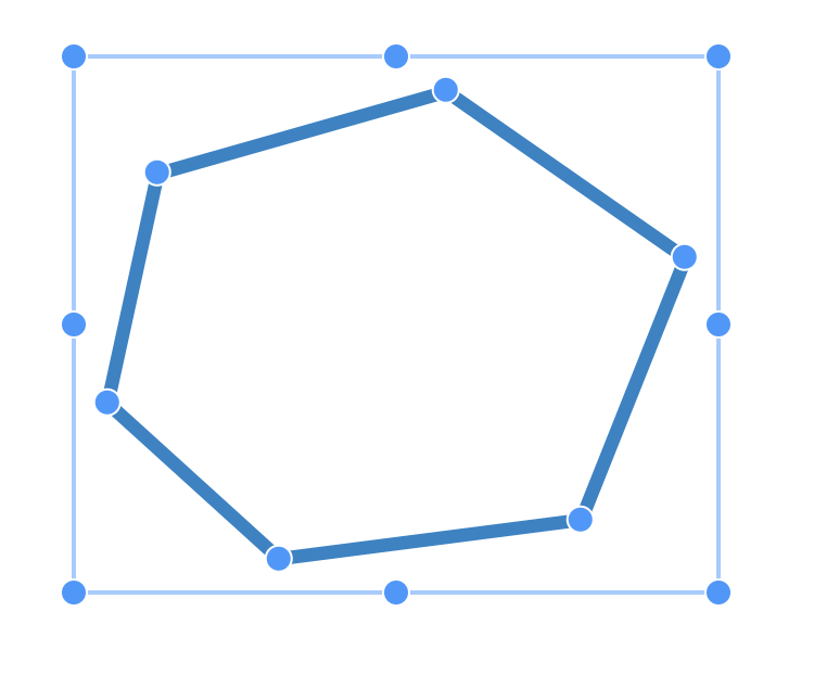 Polygon shape annotations