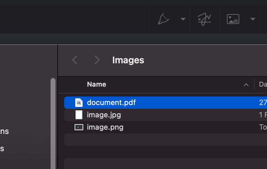 Image file selector