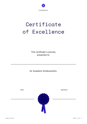 Certificate Template Preview