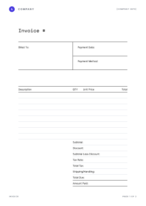 Invoice Template Preview