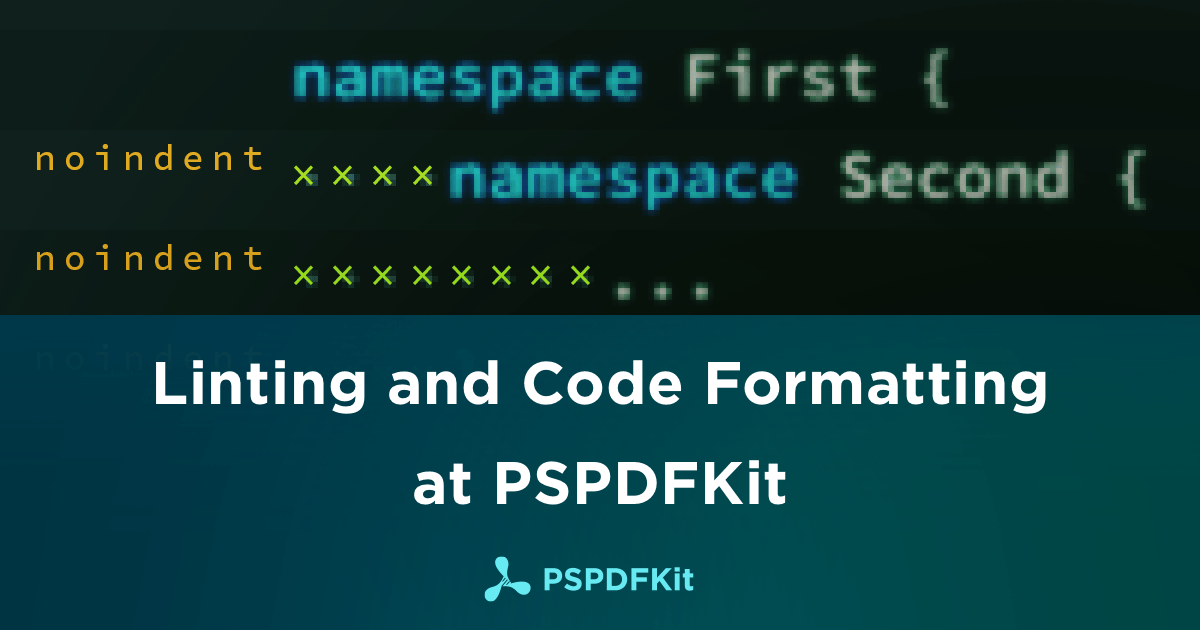 Illustration: Linting and Code Formatting at PSPDFKit