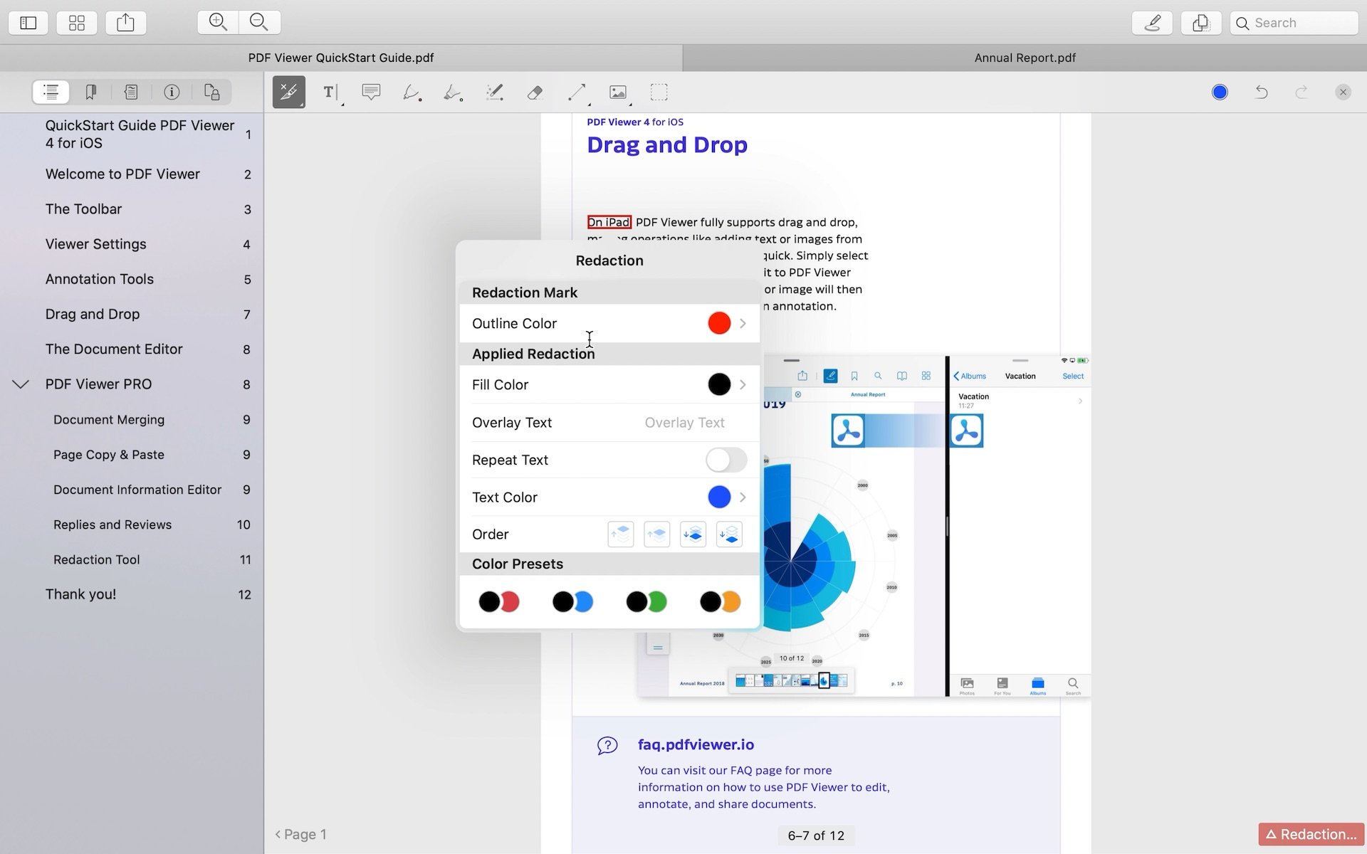 PDF Viewer for Mac Catalyst Fullscreen