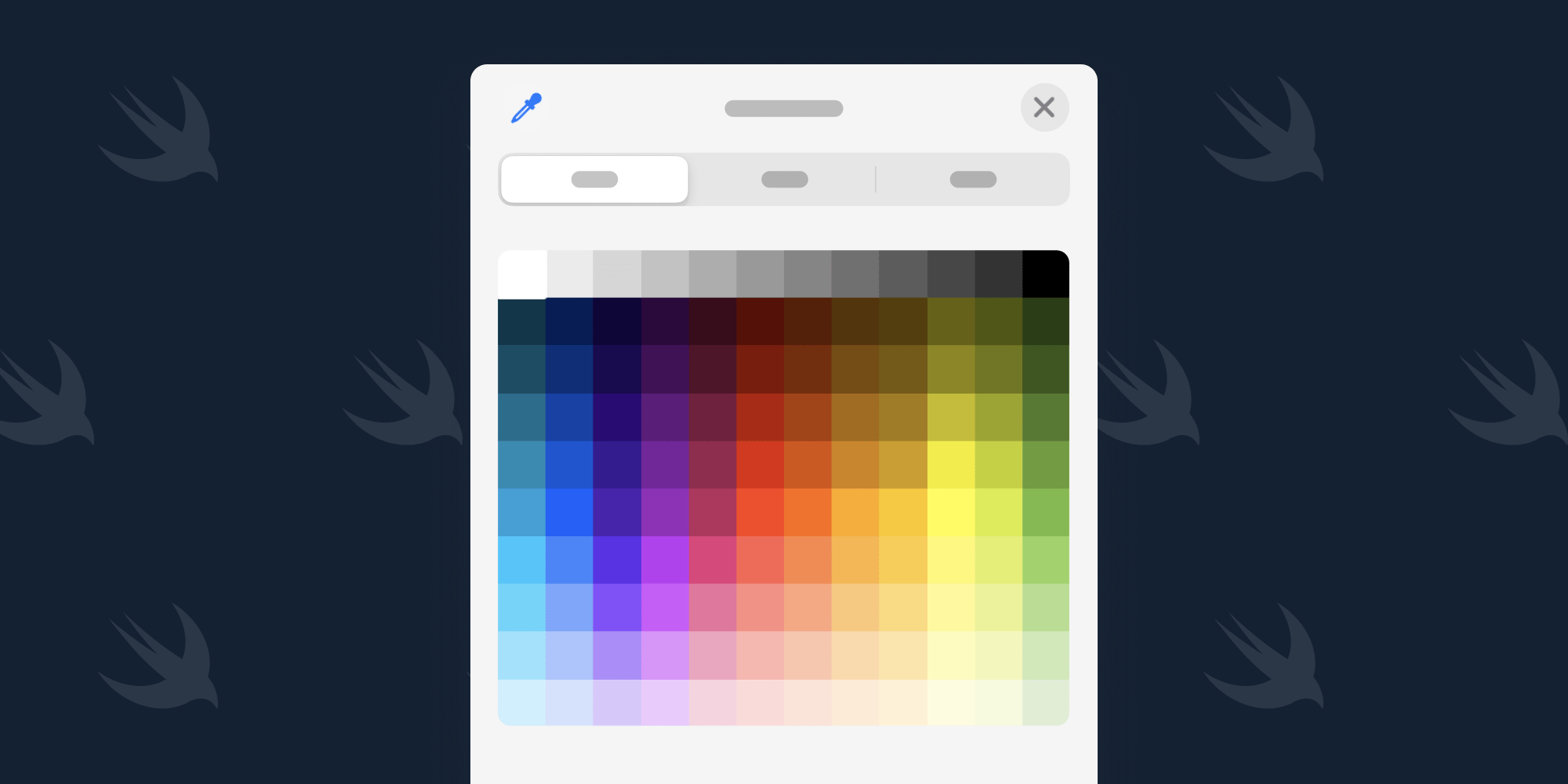 Illustration: Using the SwiftUI ColorPicker on iOS and macOS