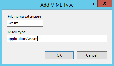 Add Mime type